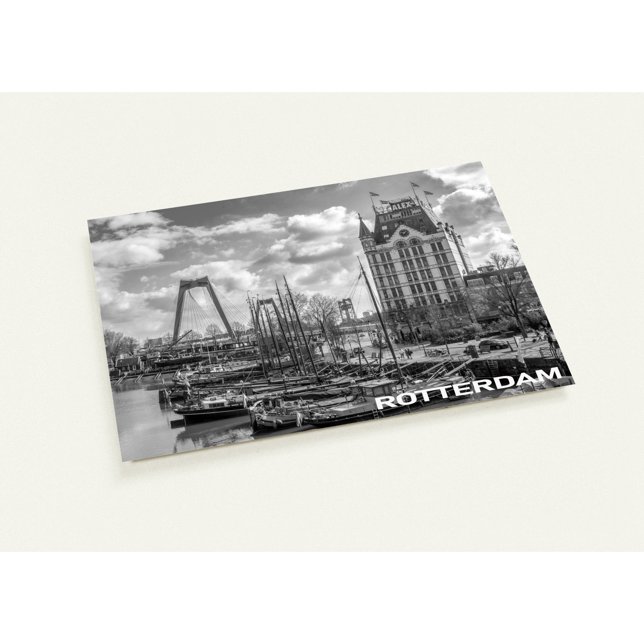 Oudehaven view BW | Pack of 10 Post Cards