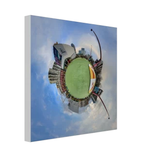 Schouwburgplein Little Planet | Canvas 30x30 cm / 12x12″
