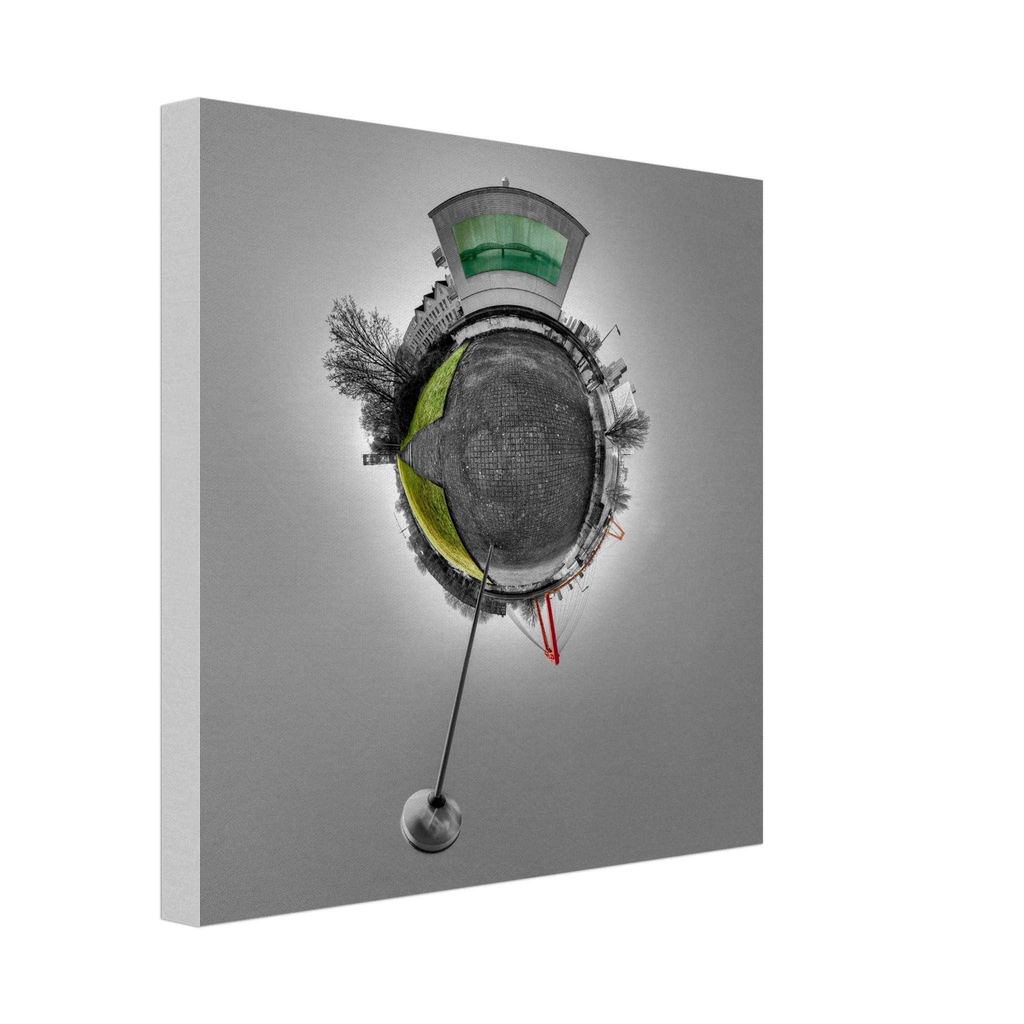 De Hef Little Planet | Canvas 30x30 cm / 12x12″