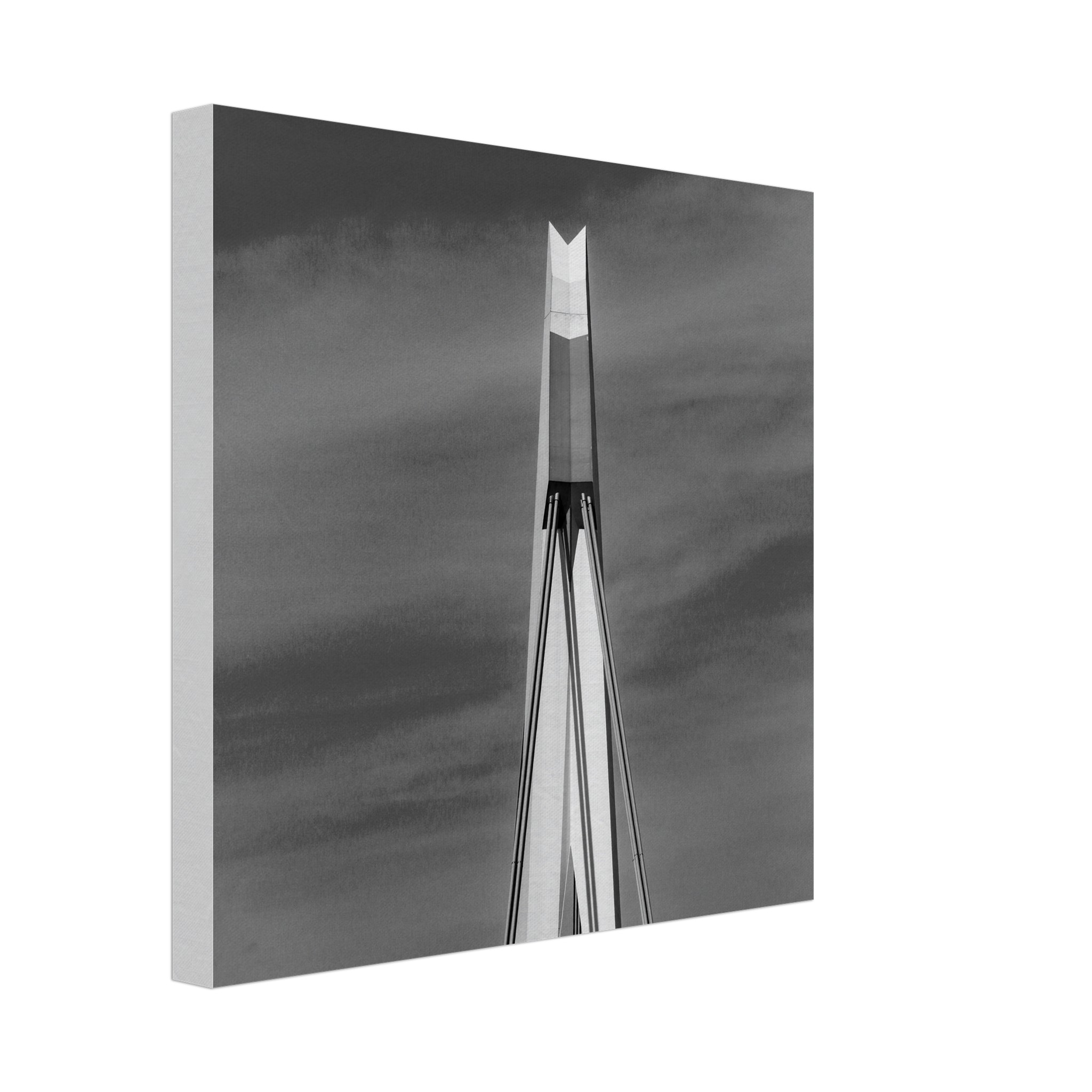 Erasmusbrug BW | Canvas 30x30 cm / 12x12″