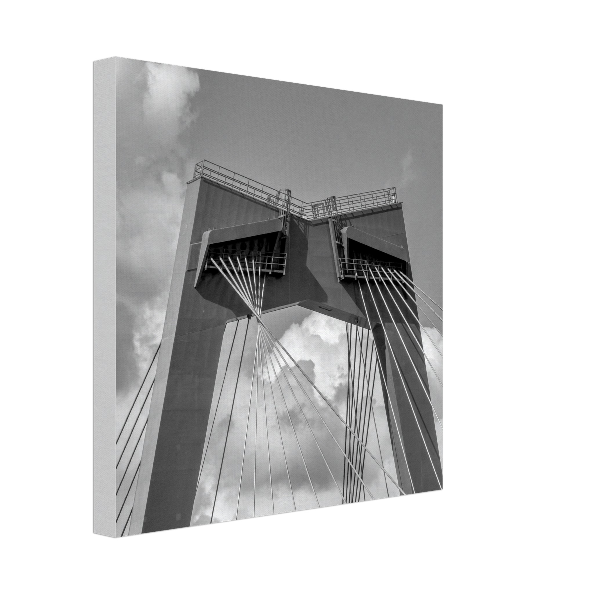 Willemsbrug BW | Canvas 30x30 cm / 12x12″